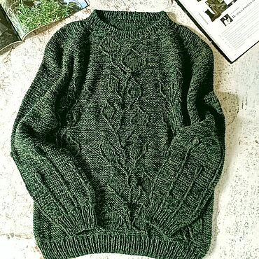 Свитеры ручной работы. Ярмарка Мастеров - ручная работа Свитер "Флора". Handmade.