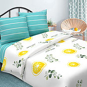 Для дома и интерьера handmade. Livemaster - original item Bedroom bed linen made of cotton. Handmade.