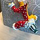 Ватная игрушка "Клоун Валерка", Игрушки, Санкт-Петербург,  Фото №1
