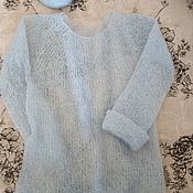 Одежда handmade. Livemaster - original item The sweater is subtle, delicate, light as a feather. In the spring. Handmade.