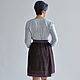 Falda violeta de ancho.el de géneros de punto con lurex. Skirts. Skirt Priority (yubkizakaz). Ярмарка Мастеров.  Фото №4