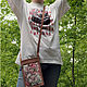 Small quilted handbag 'Paris'. Crossbody bag. irina-cross-stitch. Online shopping on My Livemaster.  Фото №2