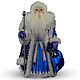 Новогодний Дед Мороз синяя кукла в подарок на праздник Новый год, Дед Мороз и Снегурочка, Москва,  Фото №1