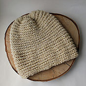 Аксессуары handmade. Livemaster - original item Cap insulated from hemp and sheep wool for bath, sauna, street. Handmade.