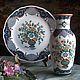 Винтаж: Ваза и тарелка Villeroy & Boch Alt Mettlach, Сервизы винтажные, Минск,  Фото №1