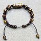 A bracelet made of beads JI temple (three-eyed Dzi), Bead bracelet, Samara,  Фото №1