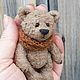 Мишки тедди 9 см. Мишки Тедди. Элина Шишкина (elina-teddy). Интернет-магазин Ярмарка Мастеров.  Фото №2