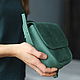 leather bag in green, Classic Bag, Moscow,  Фото №1