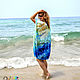 Silk tunic Adaman sea - batik. Tunics. studiya. My Livemaster. Фото №5
