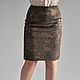 Falda en el acolchado forrado de Oro brillo. Skirts. Skirt Priority (yubkizakaz). Ярмарка Мастеров.  Фото №4