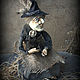 Ведьма Миссис Адмет с крысой. Чердачная кукла. Мир кукол Лоры Пинтсон. Ярмарка Мастеров.  Фото №5
