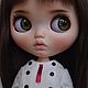 Заказать Кукла Блайз (Blythe Doll) custom, ooak doll, с коричневыми волосами. Blythe Dolls by Elena Khromova. Ярмарка Мастеров. . Шарнирная кукла Фото №3