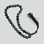 Фен-шуй и эзотерика handmade. Livemaster - original item Pluto`s rosary of snow obsidian. Handmade.