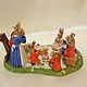Заказать Винтаж: "Семейный пикник", Bunnykins, Royal Doulton. Елена thing_with_history. Ярмарка Мастеров. . Статуэтки винтажные Фото №3