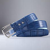 Аксессуары handmade. Livemaster - original item Handmade Crocodile Genuine Leather Belt IMA3400EWL22G. Handmade.
