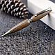 Kanzler ballpoint pen made of solid wood Ovankol, Handle, Moscow,  Фото №1