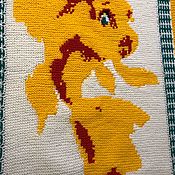 Blanket for discharge from the maternity hospital of a winter child 