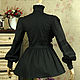 Order Victorian Gothic Black Blouse Shirt. lacegarden. Livemaster. . Blouses Фото №3