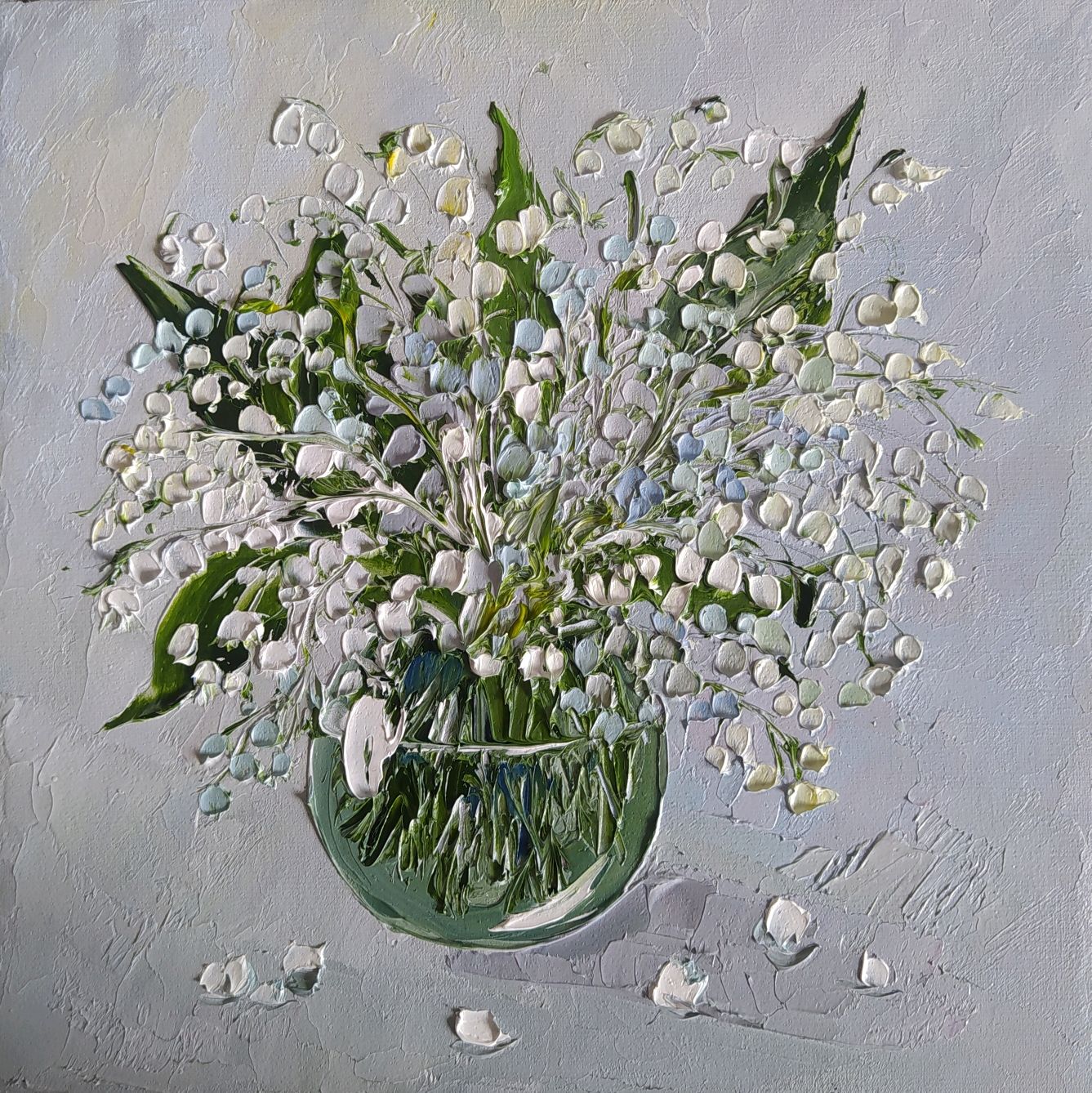 Картина "Ландыши" купить в интернет-магазине Ярмарка Мастеров по цене ...