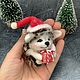  валяный ёжик, ёжик ручной работы, ёжик из шерсти. Войлочная игрушка. Шерстяная галактика. Ярмарка Мастеров.  Фото №4