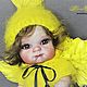 Mini reborn baby doll Antonio Juan, bird doll, Dolls, Langepas,  Фото №1