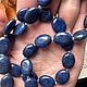 Заказать Бусы из бадахшанского(афганского) лазурита 2. gemstone. Ярмарка Мастеров. . Бусы Фото №3