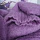 Свитер "Лиловое облако". Свитеры. Gold Line Textile. Ярмарка Мастеров.  Фото №4