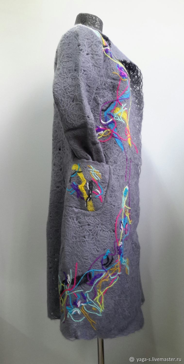 Handmade coat â cardigan Graffiti on grey â ÐºÑÐ¿Ð¸ÑÑ Ð½Ð° Ð¯ÑÐ¼Ð°ÑÐºÐµ ÐÐ°ÑÑÐµÑÐ¾Ð² â E74B5COM | Cardigans 