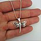 Silver dragonfly pendant 3. Decoration for summer. Decoration on the neck. Pendant. Silver-Sity (serebro-kvartal). Online shopping on My Livemaster.  Фото №2