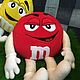 Игрушка подарок m&m's  red (эмэмдемс красный) m&m. Мягкие игрушки. Галина Додонова. Ярмарка Мастеров.  Фото №5