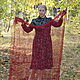 Handkerchief openwork ' Elizabeth' downy burgundy. Shawls1. Down shop (TeploPuha34). My Livemaster. Фото №6