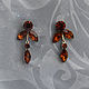 Order Stud Earrings Like Real Amber. Bijoudelice. Livemaster. . Vintage earrings Фото №3