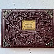 Сувениры и подарки handmade. Livemaster - original item Book of reviews of honorary guests of ACCOND (gift leather book). Handmade.