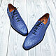Classic men's oxfords, made of genuine ostrich leather. Oxfords. SHOES&BAGS. Online shopping on My Livemaster.  Фото №2