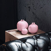 Для дома и интерьера handmade. Livemaster - original item Set of pink pomegranates. Handmade.