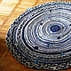 Cornflower Chebbi. Country carpet A0001. Плетёный коврик от Zapletain. Ковры. Заплетайн  (zapletain). Ярмарка Мастеров.  Фото №6