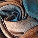 Домотканый шарф из эко-шерсти Дундага. Шарфы. WoolenWay вязаные&тканые аксессуары. Ярмарка Мастеров.  Фото №5