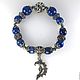 B15 Bracelet with lapis-lazuli 'Month'. Bead bracelet. Garuda. Online shopping on My Livemaster.  Фото №2