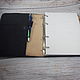 Notebook made of leather on rings Everything is possible. Notebooks. Tatiana (Leather bracelets). Online shopping on My Livemaster.  Фото №2