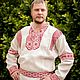 Заказать Рубаха КОЛЯДНИК. Семейная  Мастерская  Ястребовых. Ярмарка Мастеров. . Народные рубахи Фото №3