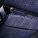 Men's shoulder bag made of genuine python leather IMP0514VC. Men\'s bag. CrocShop. My Livemaster. Фото №12