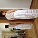 Linen embroidered sundress ' White hemstitch'. Sundresses. Shop Tatiana Panova. My Livemaster. Фото №6