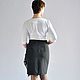 Order Skirt with asymmetrical flounces striped elegant. Skirt Priority (yubkizakaz). Livemaster. . Skirts Фото №3