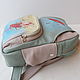 Custom Painted leather backpack for Sabina. Backpacks. Innela- авторские кожаные сумки на заказ.. My Livemaster. Фото №5