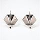 Серьги KAL HEXAGON Swarovski 16 мм Cr. Серьги классические. Marea Crystal. Ярмарка Мастеров.  Фото №4