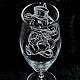 White Rabbit. Beer glass. Wine Glasses. ArtGraving. Online shopping on My Livemaster.  Фото №2