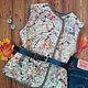 Warm double-sided vest from the 'Turkish spices' series '. Vests. ZanKa. My Livemaster. Фото №5