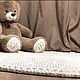 Вязанный круглый белый ковёр. Ковры для дома. Astakhova_Home. Интернет-магазин Ярмарка Мастеров.  Фото №2