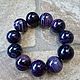 Bracelet of agate black lilac-the NIGHT is GENTLE. Bead bracelet. arisha-jewerly (arisha-jewerly). Online shopping on My Livemaster.  Фото №2