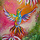 Bird of Happiness interior painting. Pictures. positive picture Helena Gold. Online shopping on My Livemaster.  Фото №2